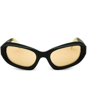 KARL LAGERFELD Sonnenbrille Mit Ovalem Gestell - Schwarz