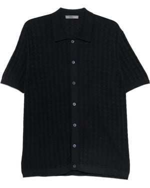 Corneliani Camicia Con Colletto A Punta - Nero