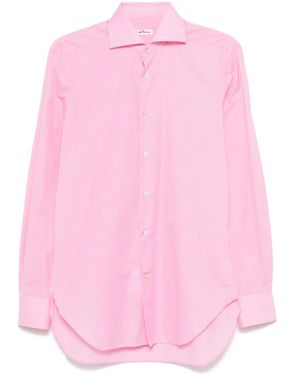 Kiton Camisa de algodón - Rosa