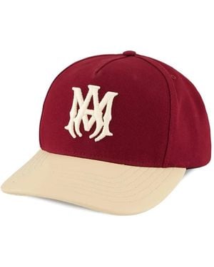 Amiri Two-Tone Cotton Cap - Red
