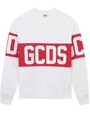 Gcds Logo-Band Sweatshirt - Red