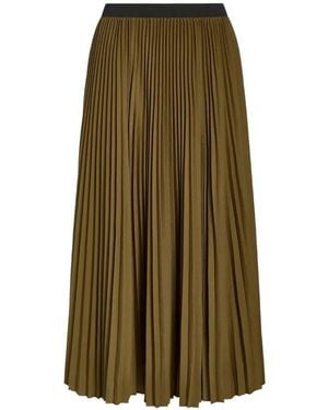 Marie Oliver Wesley Pleated Maxi Skirt - Green