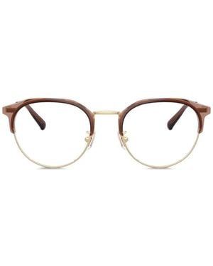 COACH Brille Mit Rundem Gestell - Mettallic