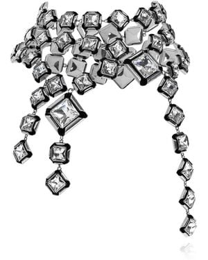 Givenchy Halsketting Met Geometrische Schakels - Wit
