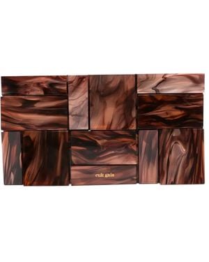 Cult Gaia Galleria Clutch Bag - Brown