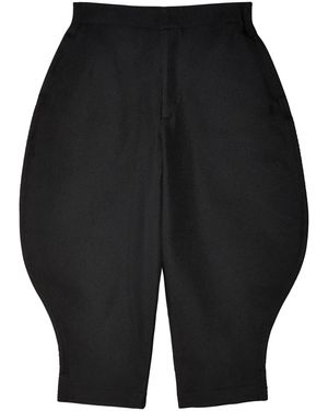 Comme des Garçons テーパード テーラードパンツ - ブラック