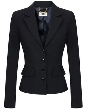 Elisabetta Franchi Technical-Fabric Jacket - Blue