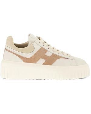 Hogan Trainers H-Stripes - Natural
