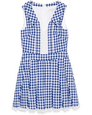 ShuShu/Tong Checked Dress - Blue