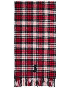 Polo Ralph Lauren Fringed Scarf - Red