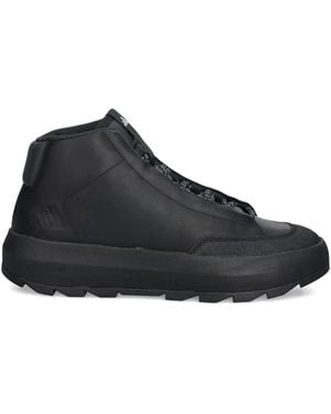 adidas Acesmash Mid Winter Lace-Up Platform Sneakers - Black