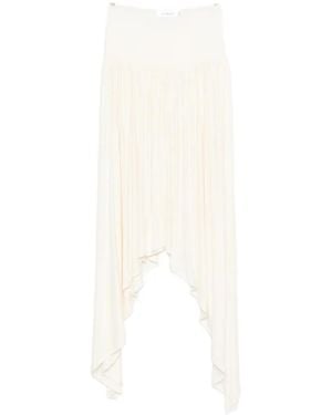 AYA MUSE Elya Asymmetric Gathered Skirt - White