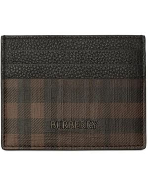 Burberry Check Kartenetui - Schwarz