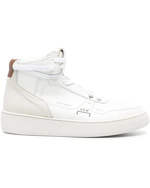 A_COLD_WALL* White Calf Leather Trainers