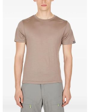 Ostrya Camiseta Con Cuello Redondo - Gris