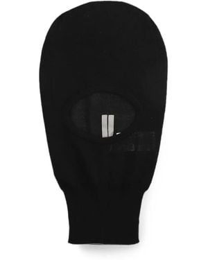 Rick Owens Skull Wool Balaclava - Black