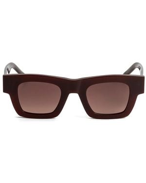 Kaleos Eyehunters Estrich Square-Frame Sunglasses - Brown
