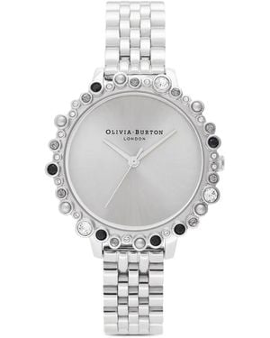 Olivia Burton Bejewelled Under The Sea 30Mm Watch - Gray