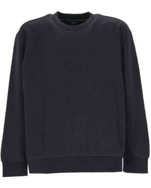 BOSS Jersey Con Parche Del Logo - Azul