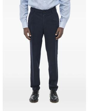 Incotex Pressed-Crease Trousers - Blue