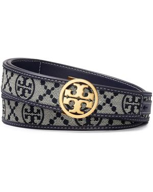 Tory Burch Cinturón T Monogram Miller - Azul
