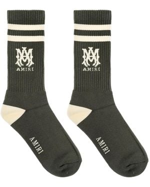 Amiri Ma Core Logo Socks - Green