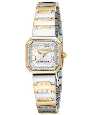 Roberto Cavalli Montre Octogonale 22 Mm - White