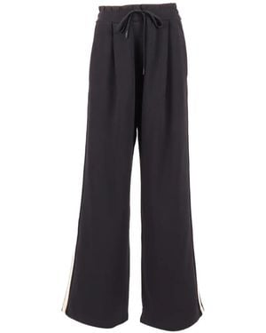 Weekend by Maxmara Perdoni Drawstring Stripe Trousers - Blue