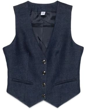 Liu Jo Button-fastening Waistcoat - Blue