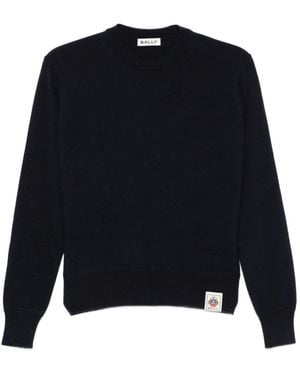 Bally Jersey con parche del logo - Azul