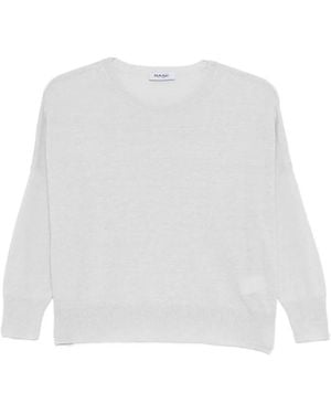 Base London Long-Sleeve Crew Neck Jumper - White