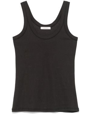 Lemaire Cotton Tank Top - Black