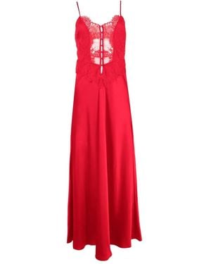 Temperley London Gaia Nightdress - Red