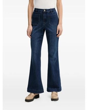 Joseph Ribkoff Patch Pocket Denim Jeans - Blue