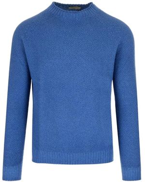 Al Duca d'Aosta Merino Wool Jumper - Blue