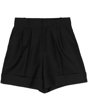 Dice Kayek Shorts Mit Hohem Bund - Schwarz