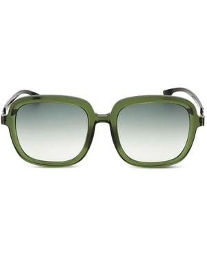 Ic! Berlin Rita Waldmeister Square-Frame Sunglasses - Green