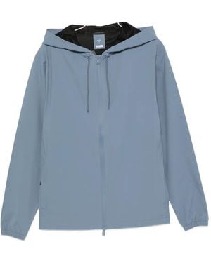 Rains Suva Hardshell Zip-Up Jacket - Blue