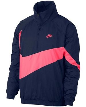 Nike Nsw Half-Zip Track Jacket - Blue