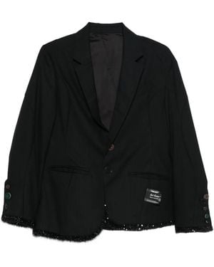 Undercover Sequin-Embellished Blazer - Black