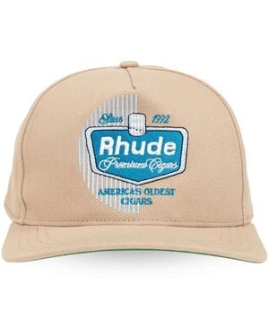 Rhude Cigaro Embroidered Cap - Blue