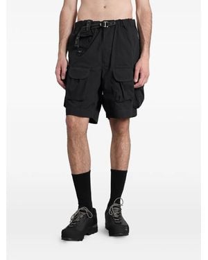 and wander Multi-Pocket Cargo Shorts - Black