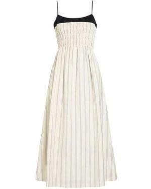 Rails Primrose Striped Midi Dress - White