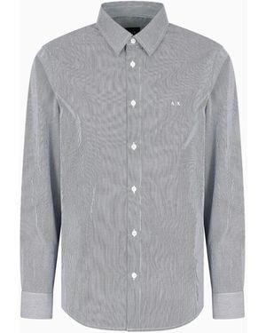 ARMANI EXCHANGE Cotton Shirt - Grey