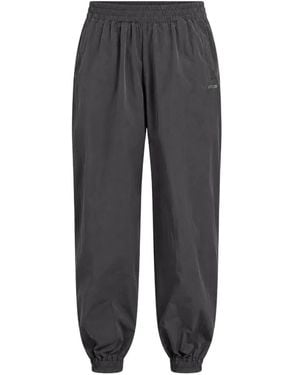 Guess Logo-Print Track Trousers - Grey