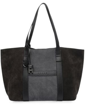 Hogan Script Shopping Bag Medium - Black