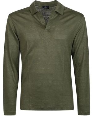 Barba Napoli Camiseta con cuello en V - Verde