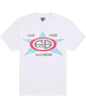 Barriers Graphic-Print T-Shirt - White