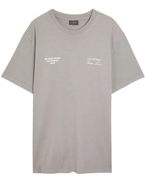 Club 1984 Printed T-Shirt - Grey