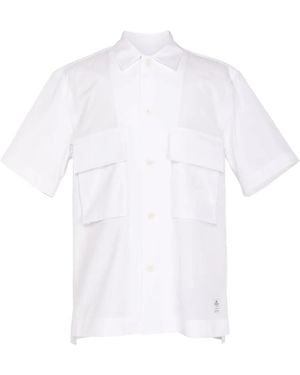 Sacai Short-Sleeve Pocket Shirt - White